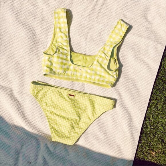 NWT Roxy retro check bikini - Picture 2 of 4